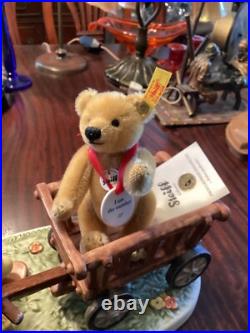 Hummel Goebel #2333 Tag Along Teddy Limited Edition #221 of 499 NIB & Steif Bear Hummel Goebel #2333 Tag Along Teddy Limited Edition #221 of 499 NIB & Steif Bear