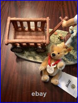 Hummel Goebel #2333 Tag Along Teddy Limited Edition #221 of 499 NIB & Steif Bear Hummel Goebel #2333 Tag Along Teddy Limited Edition #221 of 499 NIB & Steif Bear