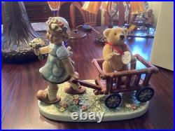 Hummel Goebel #2333 Tag Along Teddy Limited Edition #54 of 499 NIB & Steiff Bear