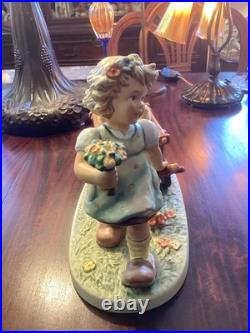 Hummel Goebel #2333 Tag Along Teddy Limited Edition #54 of 499 NIB & Steiff Bear