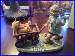 Hummel Goebel #2333 Tag Along Teddy Limited Edition #54 of 499 NIB & Steiff Bear