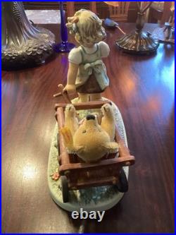 Hummel Goebel #2333 Tag Along Teddy Limited Edition #54 of 499 NIB & Steiff Bear