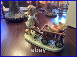 Hummel Goebel #2333 Tag Along Teddy Limited Edition #54 of 499 NIB & Steiff Bear