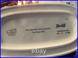 Hummel Goebel #2333 Tag Along Teddy Limited Edition #54 of 499 NIB & Steiff Bear