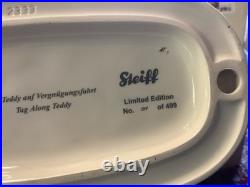 Hummel Goebel #2333 Tag Along Teddy Limited Edition #54 of 499 NIB & Steiff Bear