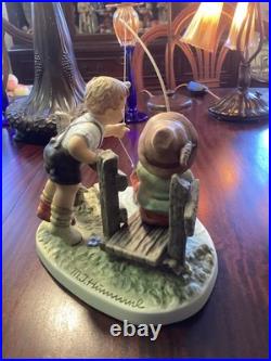 Hummel Goebel #2350 Just Fishin LTD ED Large Piece & Perfect Low Number