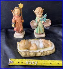 Hummel Goebel 2 Angels + Christ Child Full Bee