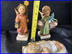 Hummel Goebel 2 Angels + Christ Child Full Bee
