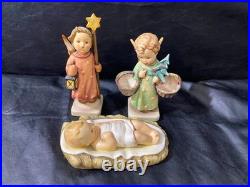 Hummel Goebel 2 Angels + Christ Child Full Bee