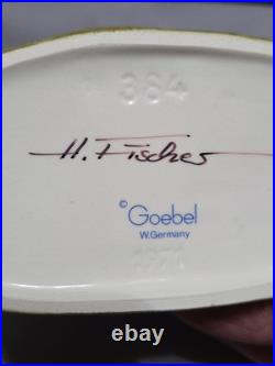 Hummel Goebel #384 Signed H. Fischer Easter Time 1971 Figurine Girls Withbunnies