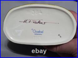 Hummel Goebel #384 Signed H. Fischer Easter Time 1971 Figurine Girls Withbunnies