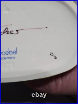 Hummel Goebel #384 Signed H. Fischer Easter Time 1971 Figurine Girls Withbunnies