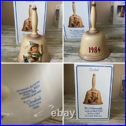 Hummel Goebel Annual Bells Bas-Relief 1978-1986 Germany Set of 9 withBoxes