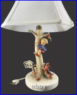 Hummel Goebel Apple Tree Boy Girl Culprits Out of Danger 44A 44B Lamps w Shades Hummel Goebel Apple Tree Boy Girl Culprits Out of Danger 44A 44B Lamps w Shades
