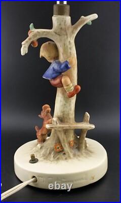 Hummel Goebel Apple Tree Boy Girl Culprits Out of Danger 44A 44B Lamps w Shades Hummel Goebel Apple Tree Boy Girl Culprits Out of Danger 44A 44B Lamps w Shades