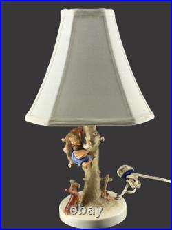 Hummel Goebel Apple Tree Boy Girl Culprits Out of Danger 44A 44B Lamps w Shades Hummel Goebel Apple Tree Boy Girl Culprits Out of Danger 44A 44B Lamps w Shades