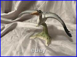 Hummel Goebel Bird, Crane 5.5 Inch High 10.5 Wingspan