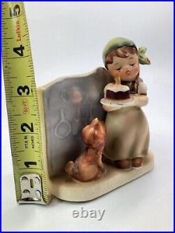 Hummel Goebel Birthday Cake Candleholder planter Girl Figurine 3.75(K4)