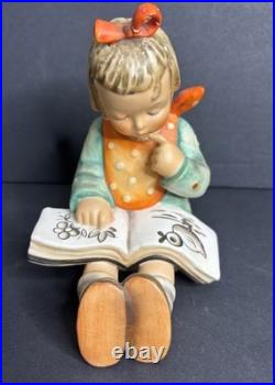 Hummel Goebel Bookends Bookworm Girl & Boy 14A 14B W Germany 1960s READ Hummel Goebel Bookends Bookworm Girl & Boy 14A 14B W Germany 1960s READ