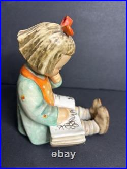 Hummel Goebel Bookends Bookworm Girl & Boy 14A 14B W Germany 1960s READ Hummel Goebel Bookends Bookworm Girl & Boy 14A 14B W Germany 1960s READ