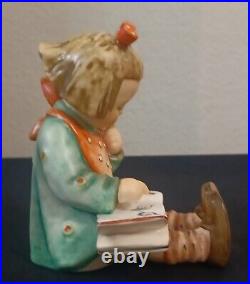 Hummel Goebel Bookworm Girl Reading 5.5 Figurine TMK6 Germany Child Duck #3/I