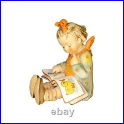 Hummel Goebel Bookworm TMK3 5.25 inch Duck Flower See Pics Rare Vintage W German