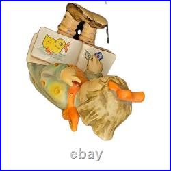 Hummel Goebel Bookworm TMK3 5.25 inch Duck Flower See Pics Rare Vintage W German