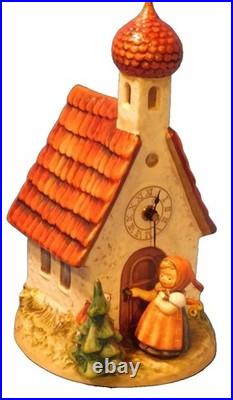 Hummel Goebel Chapel Time Clock #442 11 W Germany The Love Lives On WORKS Box