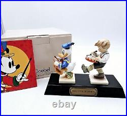 Hummel Goebel Disney Donald Duck Little Drummer Boy Figurine Signed 198/1500 Box