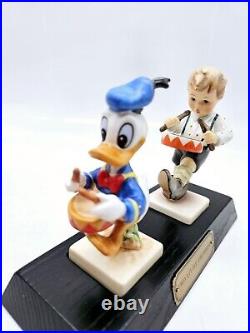 Hummel Goebel Disney Donald Duck Little Drummer Boy Figurine Signed 198/1500 Box