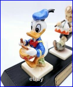 Hummel Goebel Disney Donald Duck Little Drummer Boy Figurine Signed 198/1500 Box