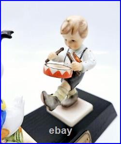 Hummel Goebel Disney Donald Duck Little Drummer Boy Figurine Signed 198/1500 Box