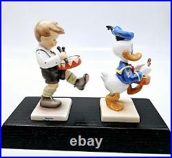 Hummel Goebel Disney Donald Duck Little Drummer Boy Figurine Signed 198/1500 Box