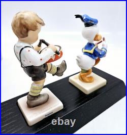 Hummel Goebel Disney Donald Duck Little Drummer Boy Figurine Signed 198/1500 Box
