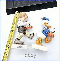 Hummel Goebel Disney Donald Duck Little Drummer Boy Figurine Signed 198/1500 Box