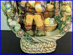 Hummel Goebel Easter's Coming, Easter Basket 1059-D 2000 Ltd Ed & Figure