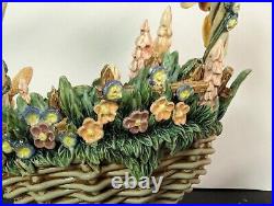 Hummel Goebel Easter's Coming, Easter Basket 1059-D 2000 Ltd Ed & Figure