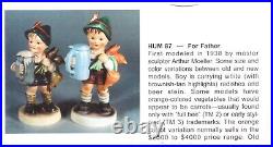 Hummel Goebel Figurine For Father HUM 87 TMK3 (rare orange carrots variation)