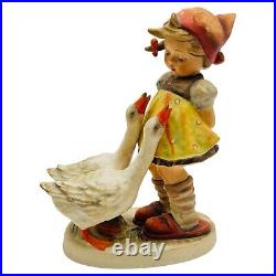 Hummel Goebel Figurine Goose Girl LARGE 7 1/2 Inch 47/II TMK 4 VINTAGE