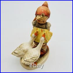 Hummel Goebel Figurine Goose Girl LARGE 7 1/2 Inch 47/II TMK 4 VINTAGE