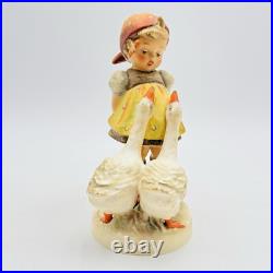 Hummel Goebel Figurine Goose Girl LARGE 7 1/2 Inch 47/II TMK 4 VINTAGE