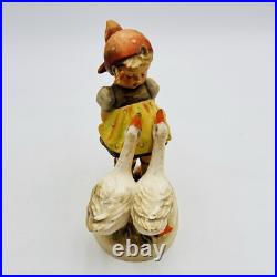 Hummel Goebel Figurine Goose Girl LARGE 7 1/2 Inch 47/II TMK 4 VINTAGE
