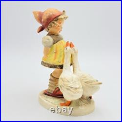 Hummel Goebel Figurine Goose Girl LARGE 7 1/2 Inch 47/II TMK 4 VINTAGE