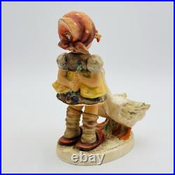 Hummel Goebel Figurine Goose Girl LARGE 7 1/2 Inch 47/II TMK 4 VINTAGE