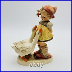 Hummel Goebel Figurine Goose Girl LARGE 7 1/2 Inch 47/II TMK 4 VINTAGE