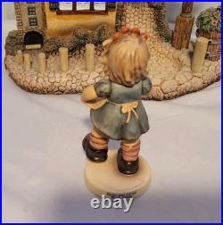 Hummel Goebel Figurine MUSIK PLEASE #2108A & BAVARIAN VILLAGE Plaque 1089D EVC