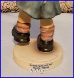 Hummel Goebel Figurine MUSIK PLEASE #2108A & BAVARIAN VILLAGE Plaque 1089D EVC