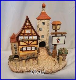 Hummel Goebel Figurine MUSIK PLEASE #2108A & BAVARIAN VILLAGE Plaque 1089D EVC