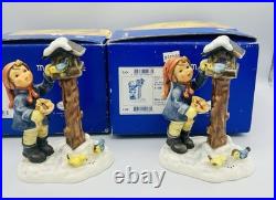 Hummel Goebel Figurine THE BENEVOLENT BIRDFEEDER 2004 First Issue SIGNED