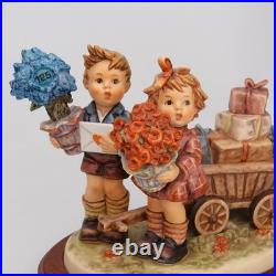 Hummel Goebel LOVE'S BOUNTY Century Collection #751 with Wood Base